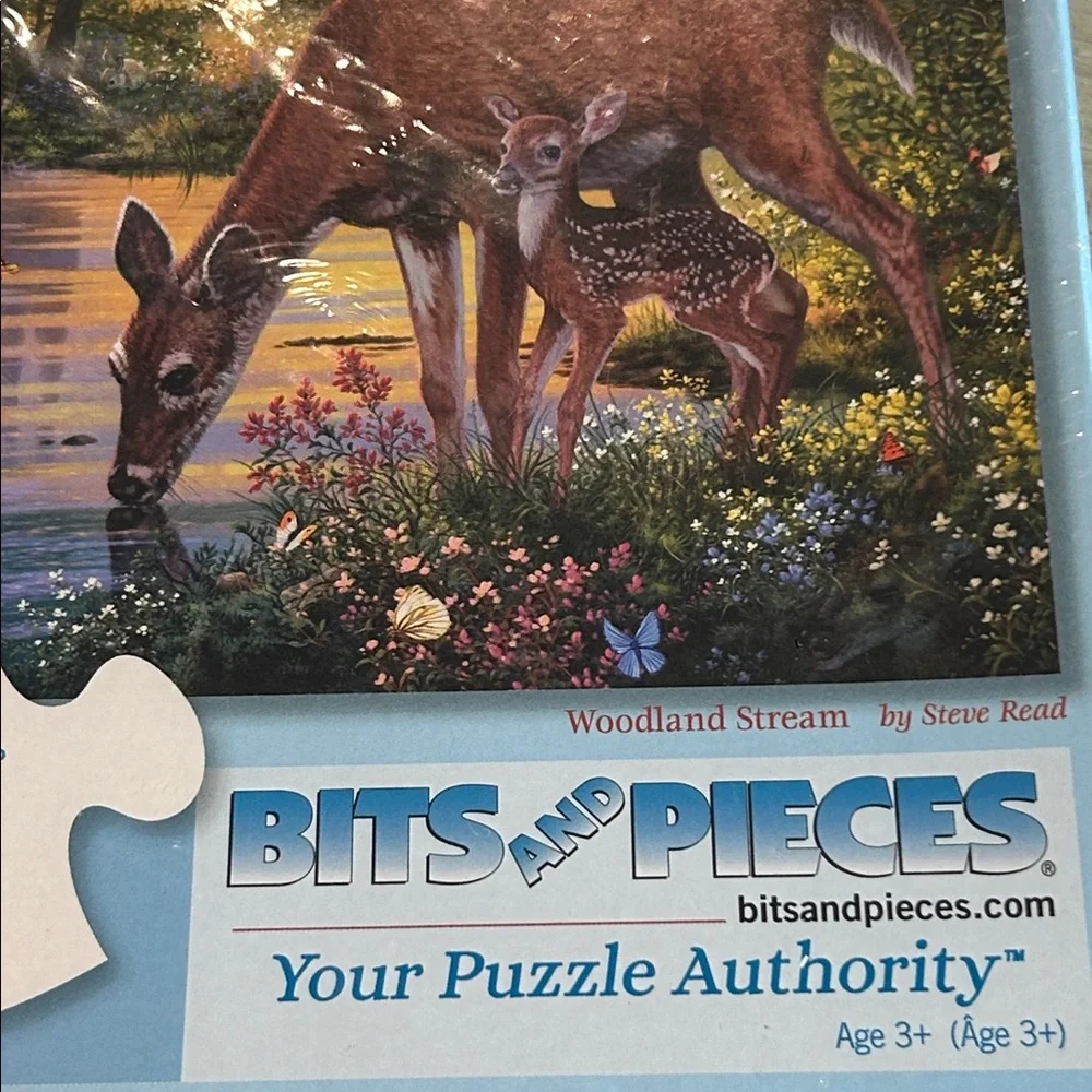 New Childs Jigsaw Puzzle Deer By A Stream Bits And Pieces Studio Coded Pieces